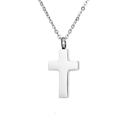 Stainless Steel Cross Necklace - Eternal Whiskers