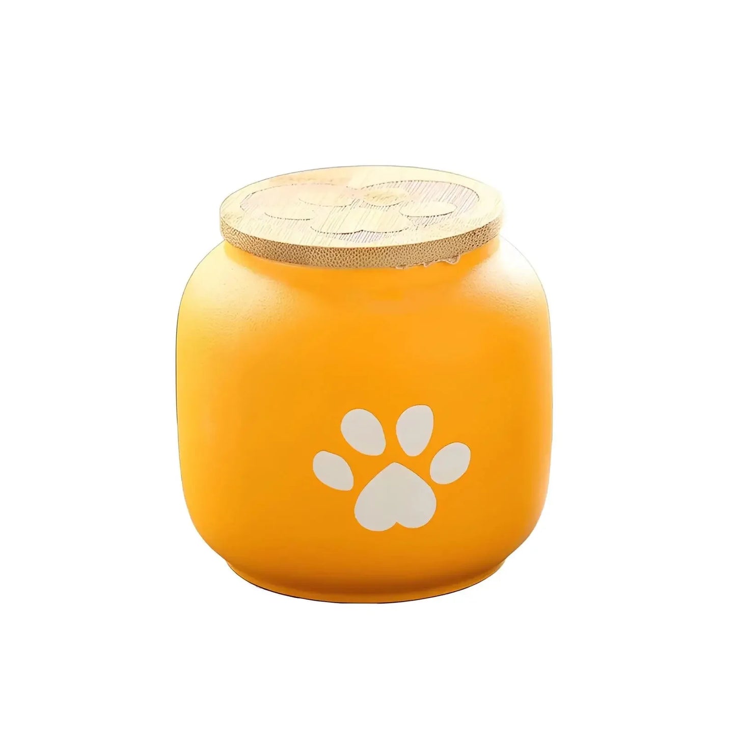 Ceramic Large Paw Print Cremation Urn - Eternal Whiskers