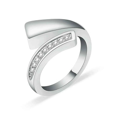 Stainless Steel Cubic Zirconia Urn Ring - Eternal Whiskers