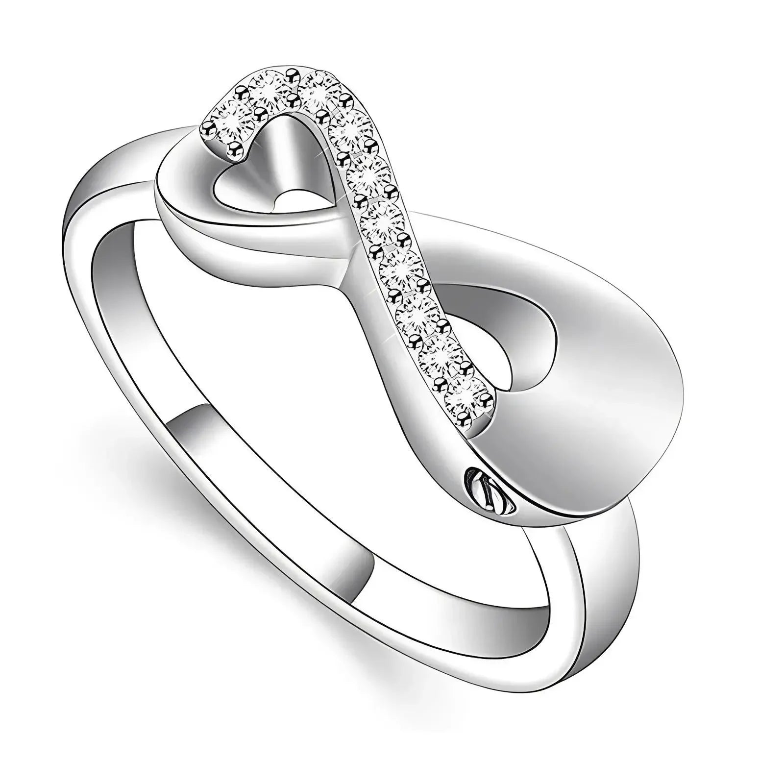 Stainless Steel Infinity Urn Ring - Eternal Whiskers