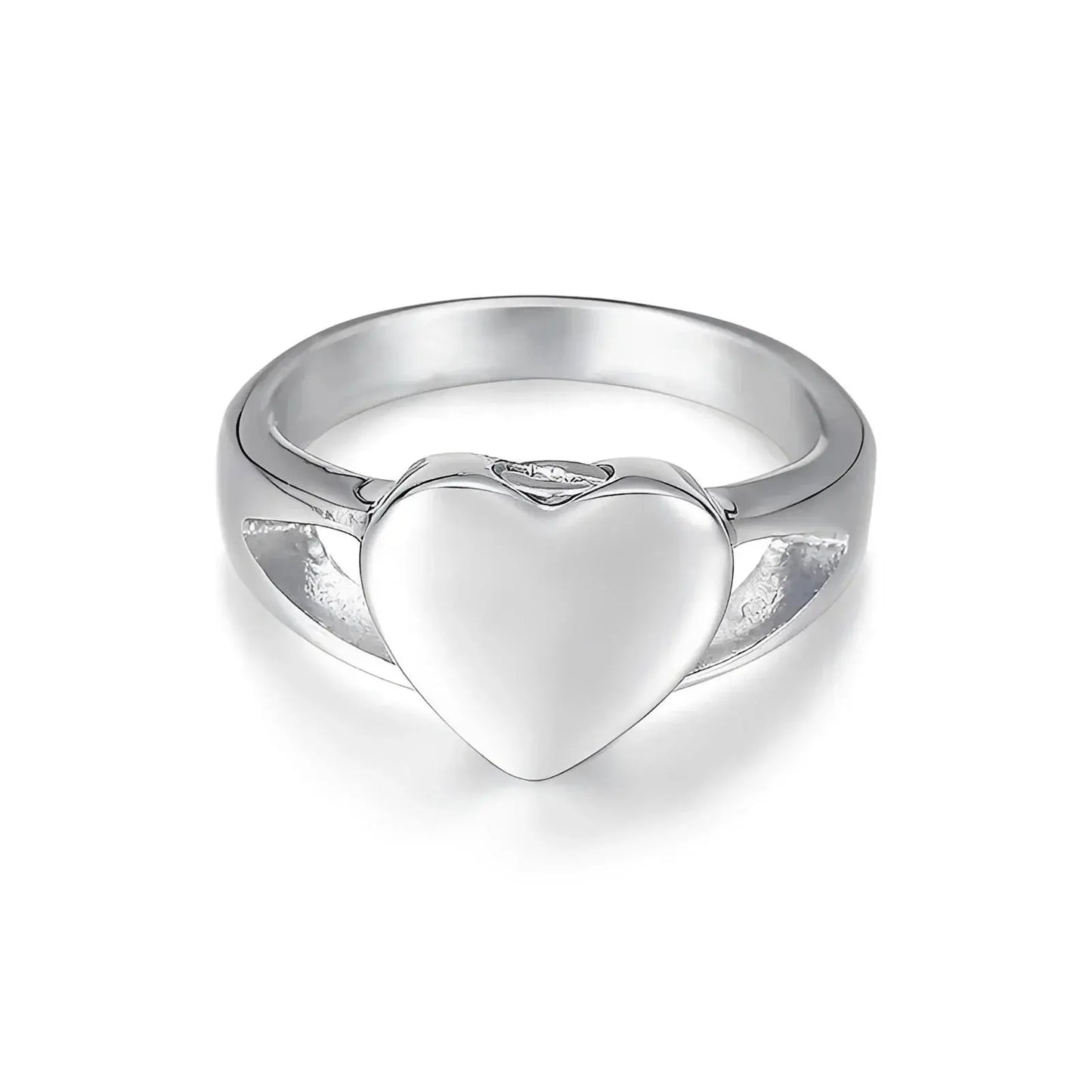 Stainless Steel Heart Love Urn Ring - Eternal Whiskers