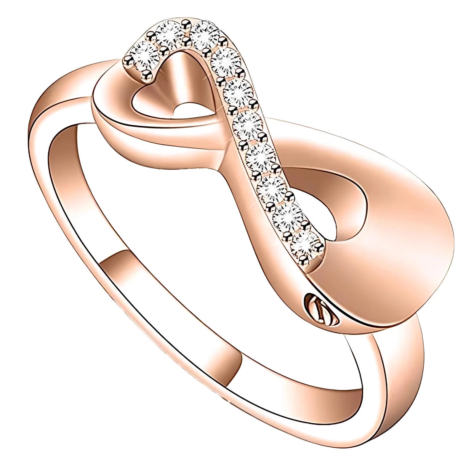 Stainless Steel Infinity Urn Ring