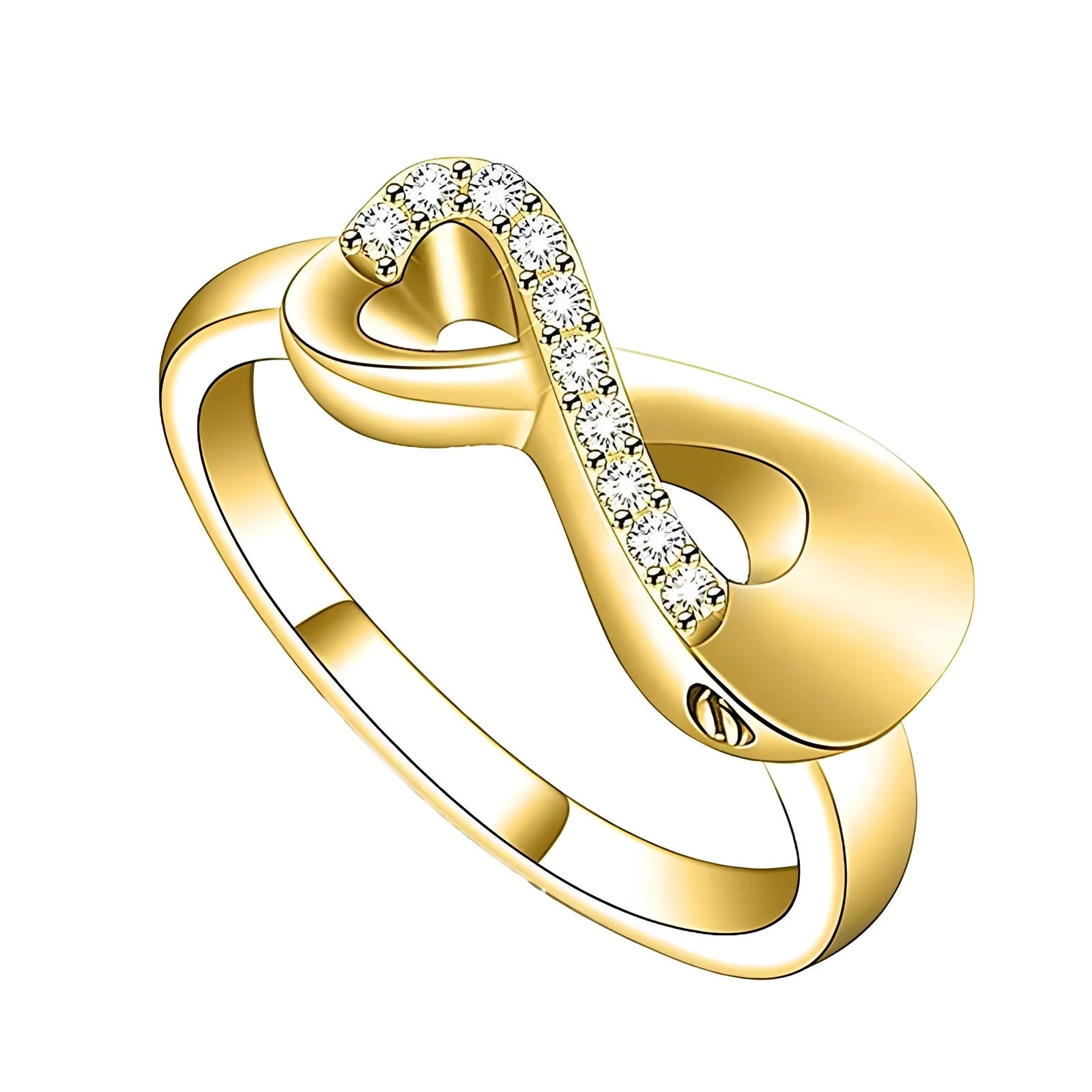 Stainless Steel Infinity Urn Ring