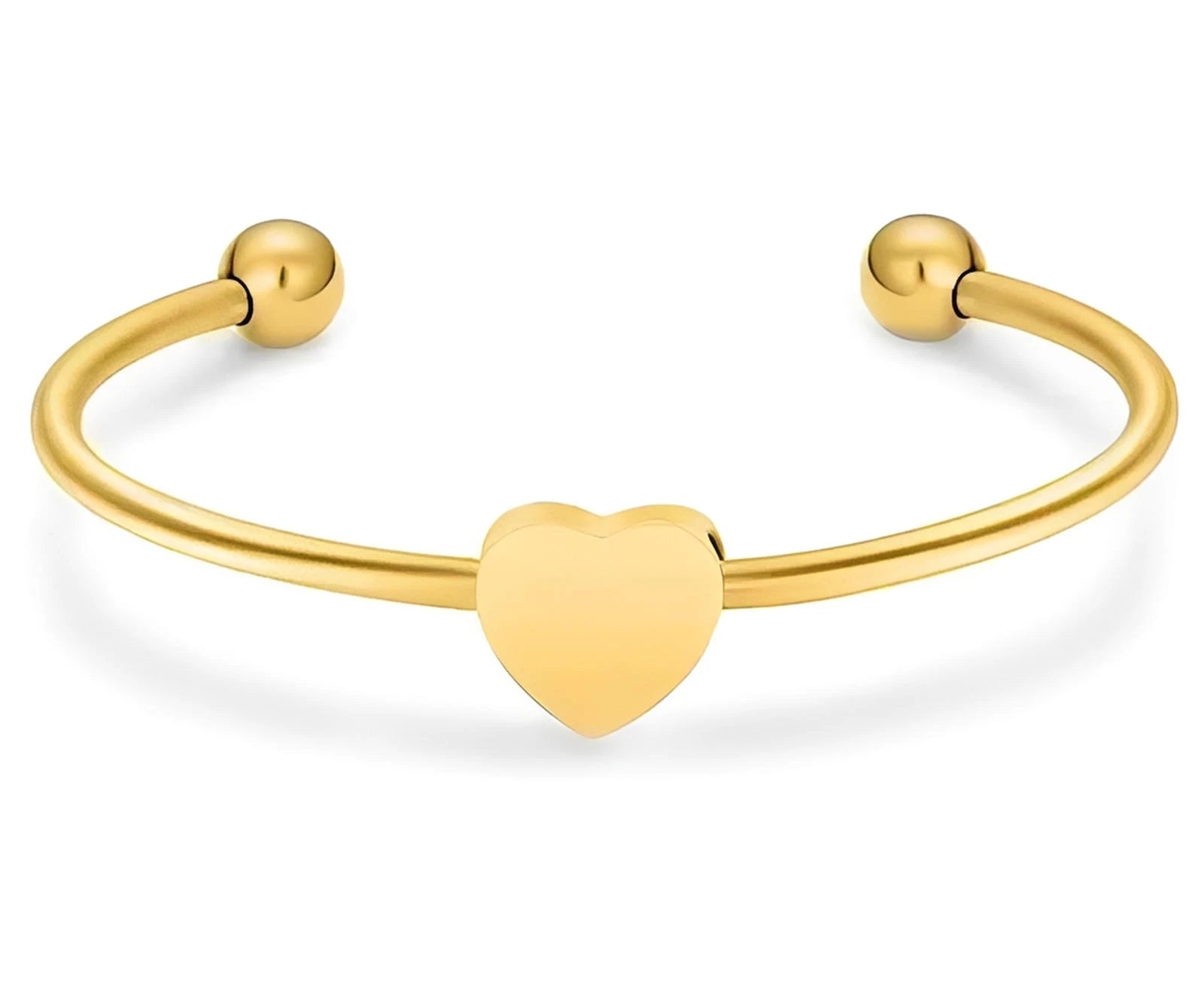 Stainless Steel Heart Pendant Urn Bracelet