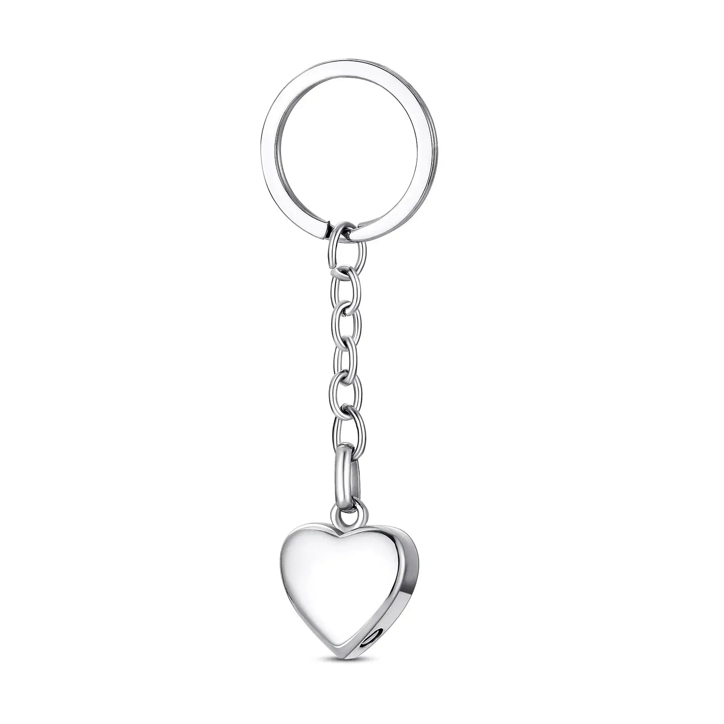 Stainless Steel Paw Heart Keychain - Eternal Whiskers