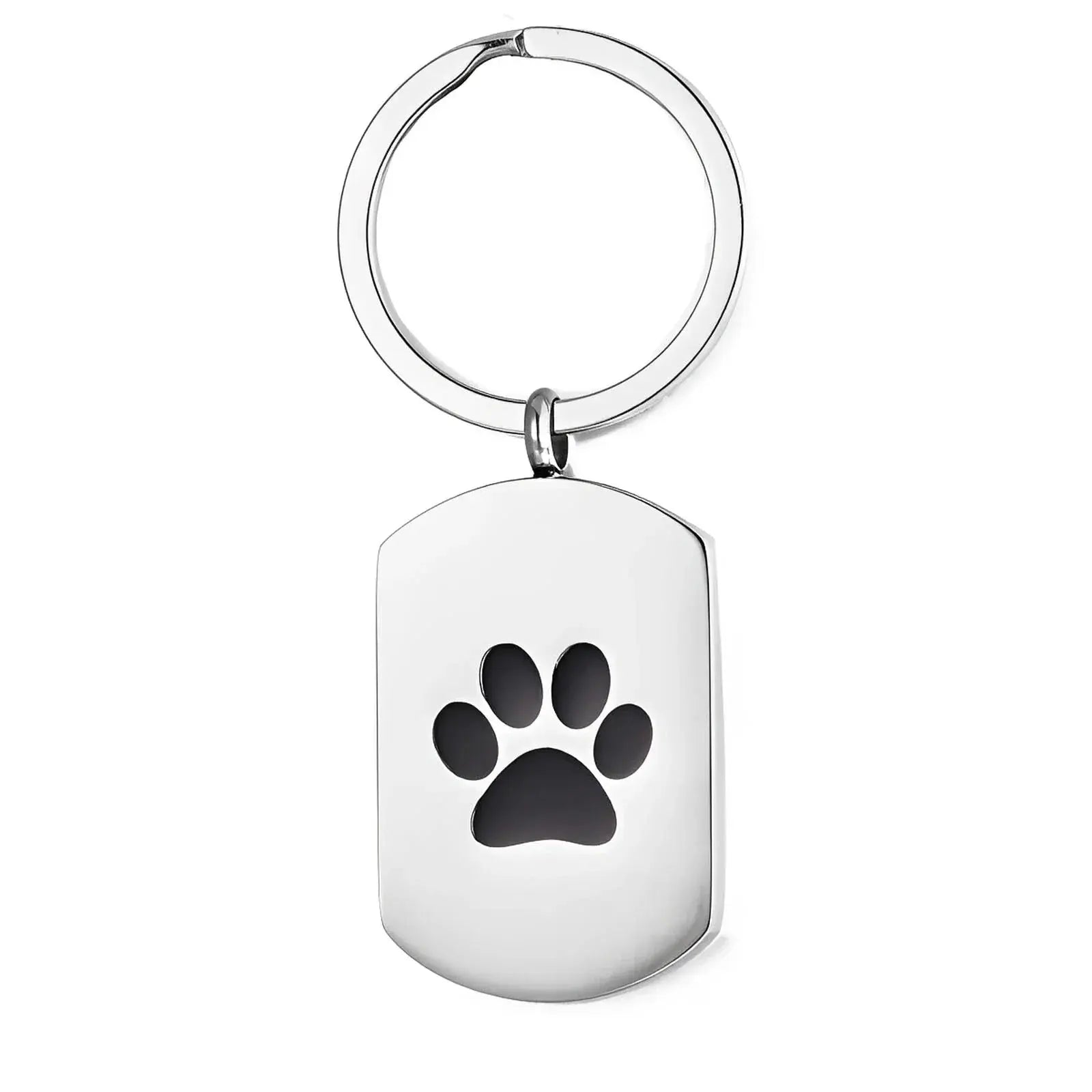 Stainless Steel Paw Urn Keychain - Eternal Whiskers