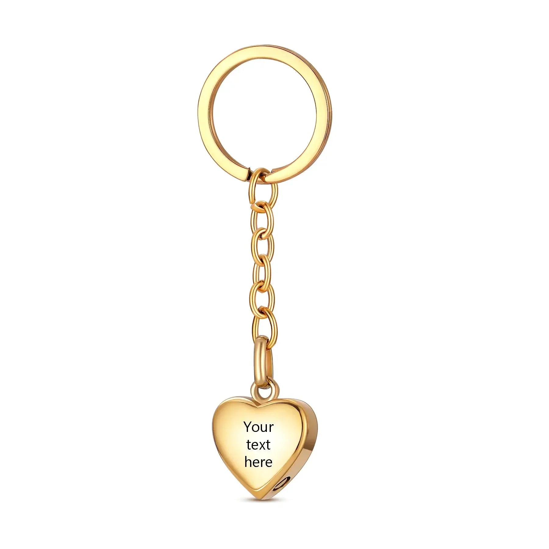 Stainless Steel Paw Heart Keychain - Eternal Whiskers
