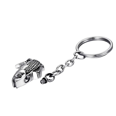 Stainless Steel Fish Cremation Urn Keychain - Eternal Whiskers