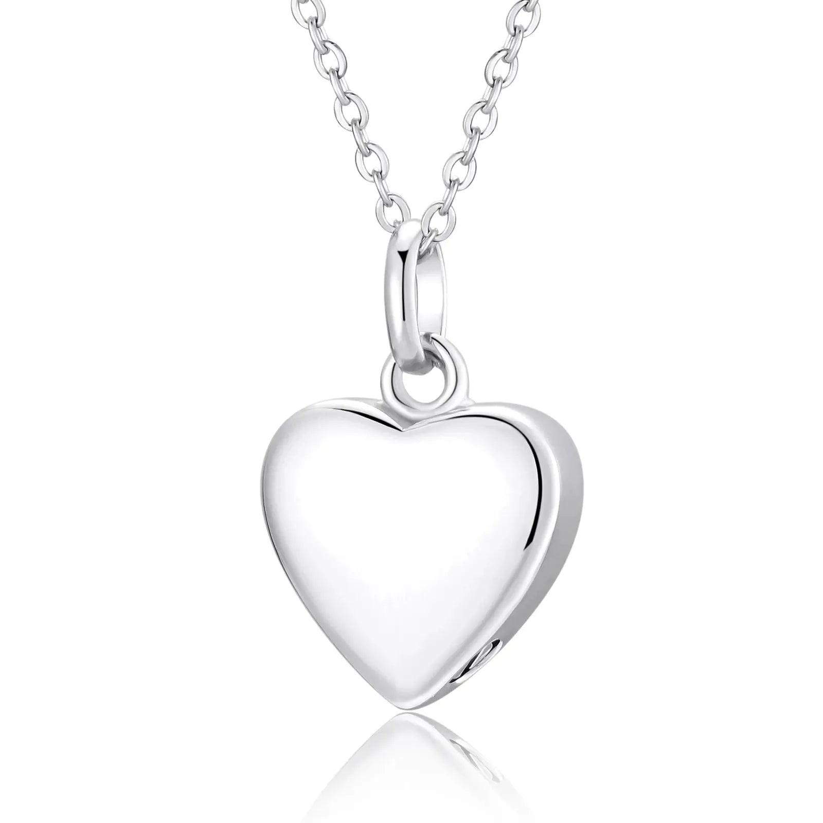 Stainless Steel Memorial Urn Paw Print Necklace - Eternal Whiskers