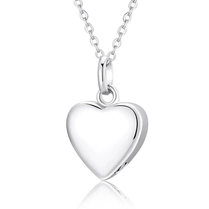 Stainless Steel Memorial Urn Paw Print Necklace - Eternal Whiskers