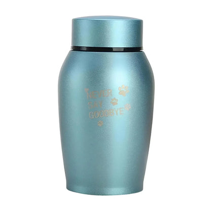 Paw Print Stainless Steel Cremation Urn - Eternal Whiskers