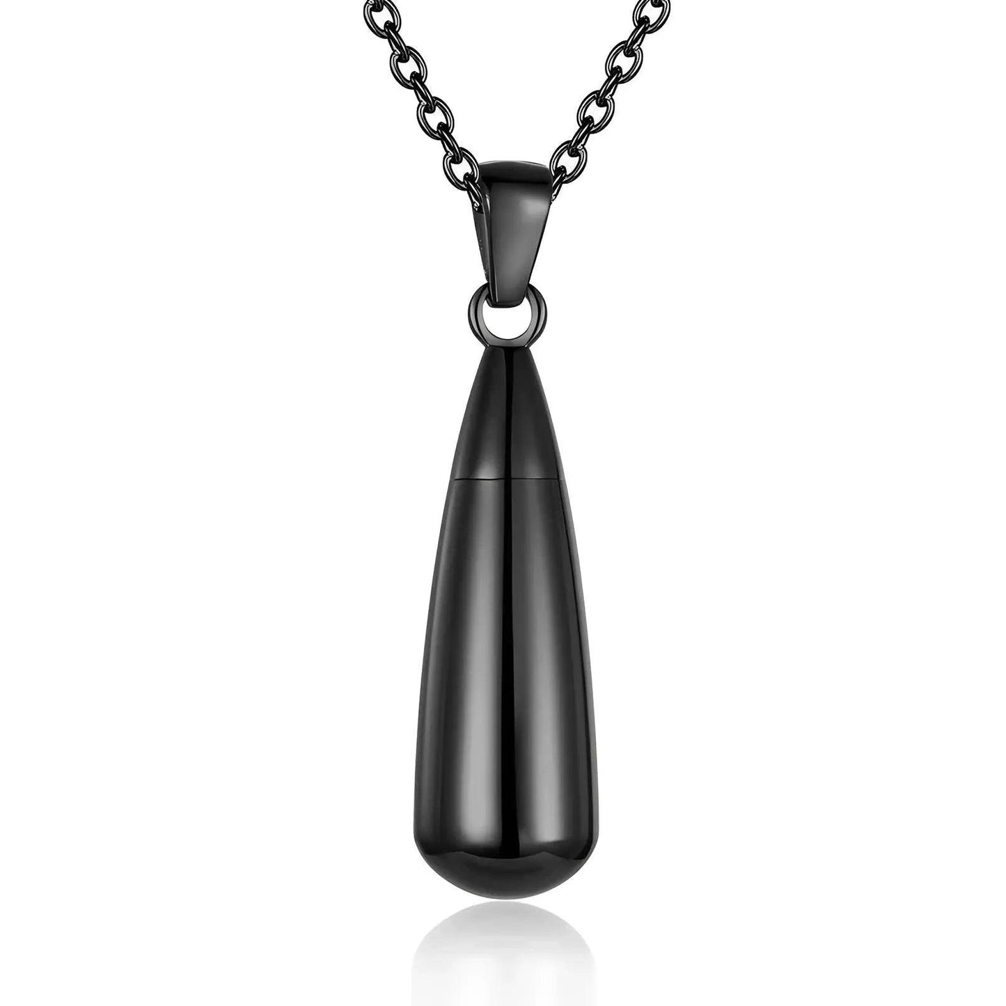 Stainless Steel Memorial Pendant Urn Necklace - Eternal Whiskers
