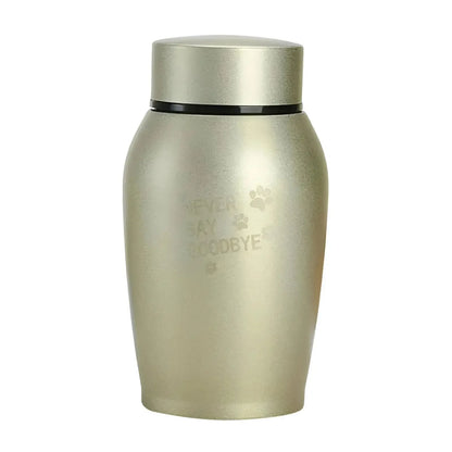 Paw Print Stainless Steel Cremation Urn - Eternal Whiskers