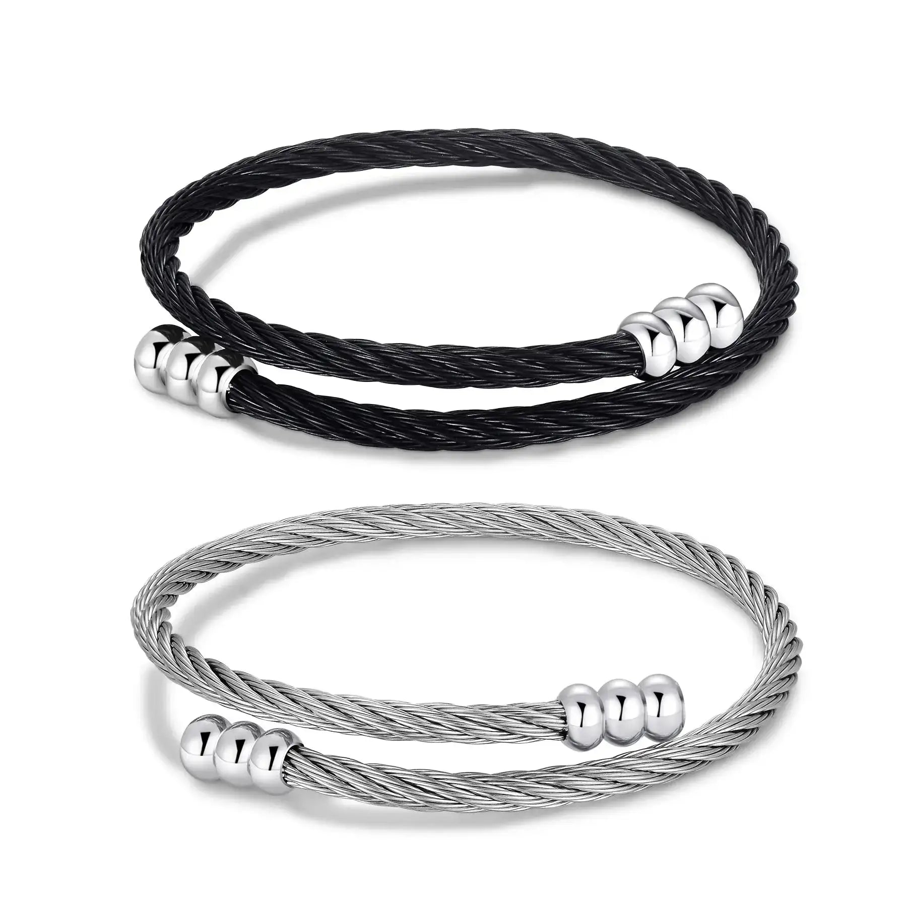 Stainless Steel Wire Urn Keepsake Bracelet - Eternal Whiskers