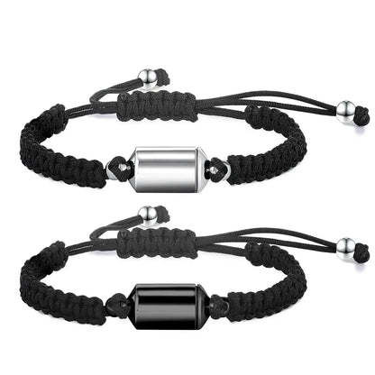 Stainless Steel Cylinder Urn Adjustable Bracelet - Eternal Whiskers