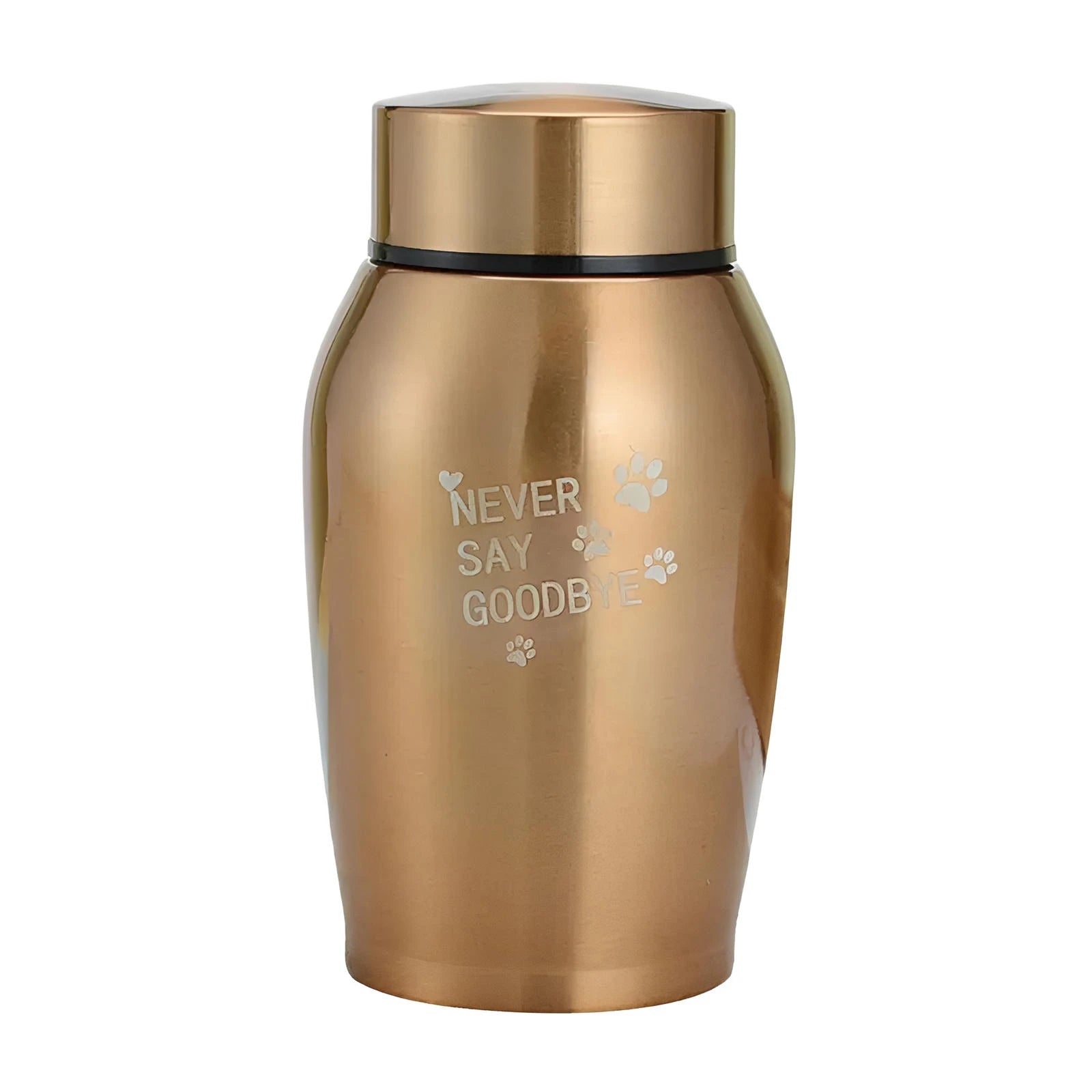 Paw Print Stainless Steel Cremation Urn