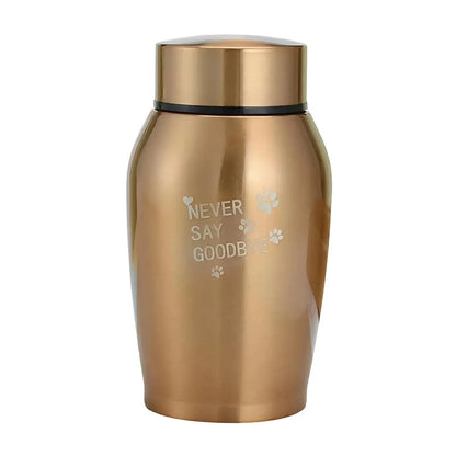 Paw Print Stainless Steel Cremation Urn - Eternal Whiskers