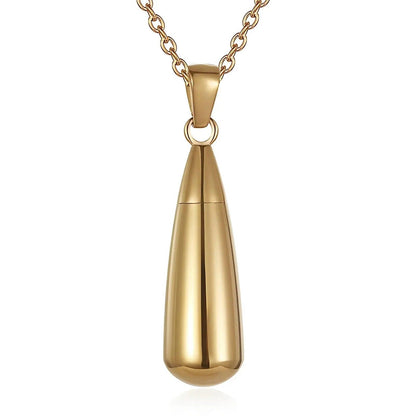 Stainless Steel Memorial Pendant Urn Necklace - Eternal Whiskers