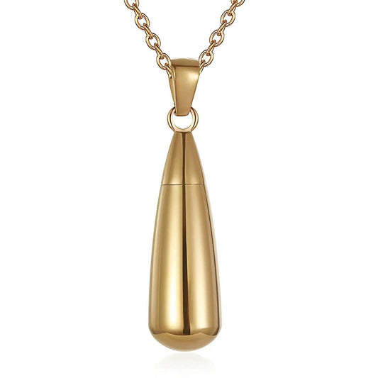 Stainless Steel Memorial Pendant Urn Necklace - Eternal Whiskers
