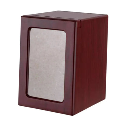 Wood Pet Photo Cremation Urn - Eternal Whiskers