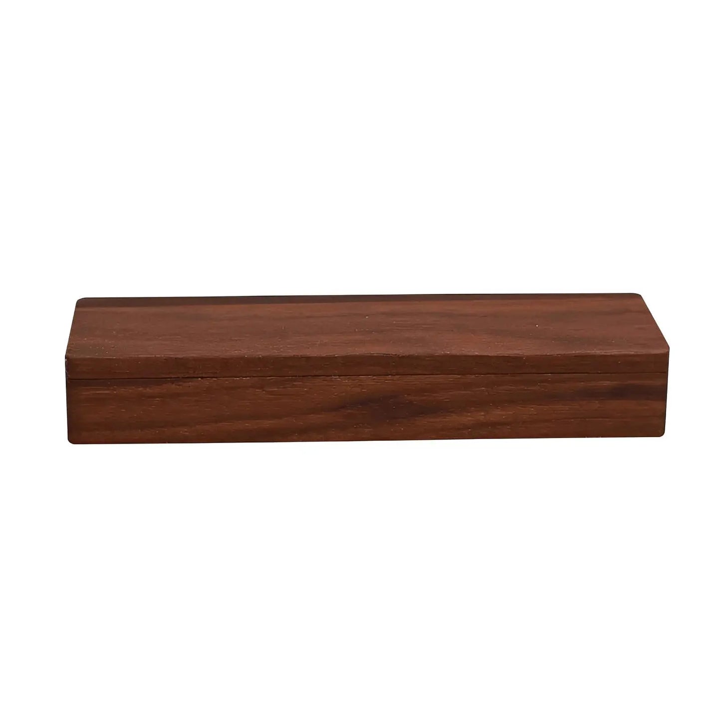 Elegant Walnut Wood Cat Whisker Storage Box - Eternal Whiskers
