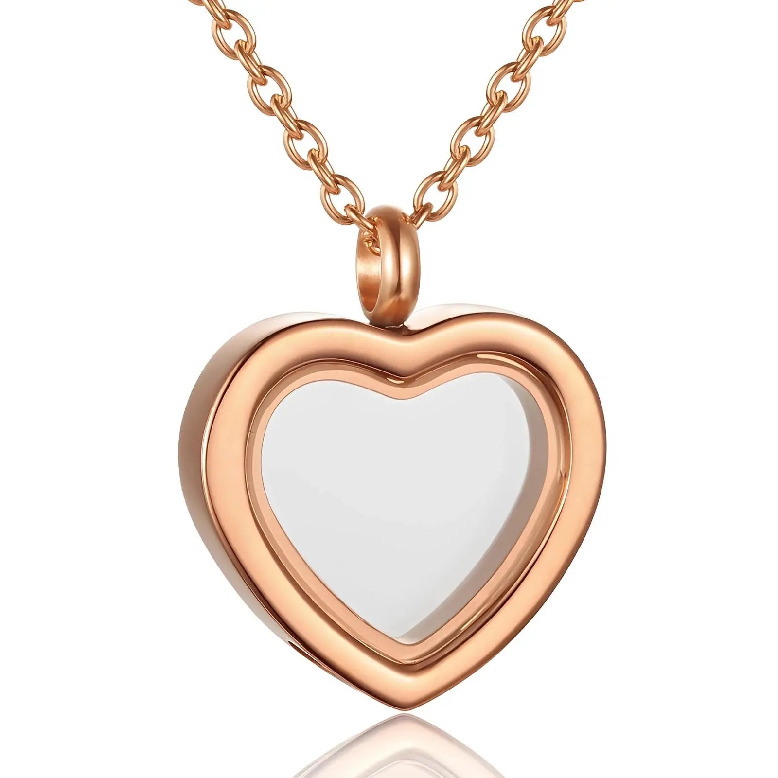 Stainless Steel Heart Urn Pendant Necklace - Eternal Whiskers