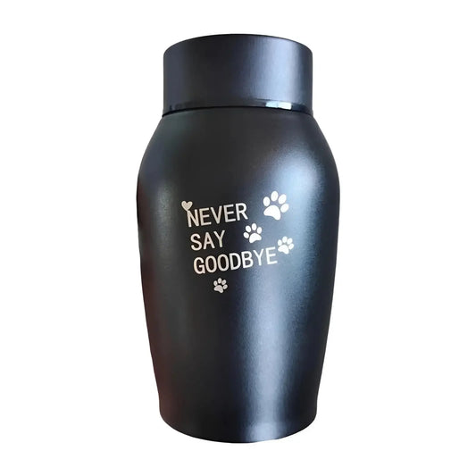 Paw Print Stainless Steel Cremation Urn - Eternal Whiskers