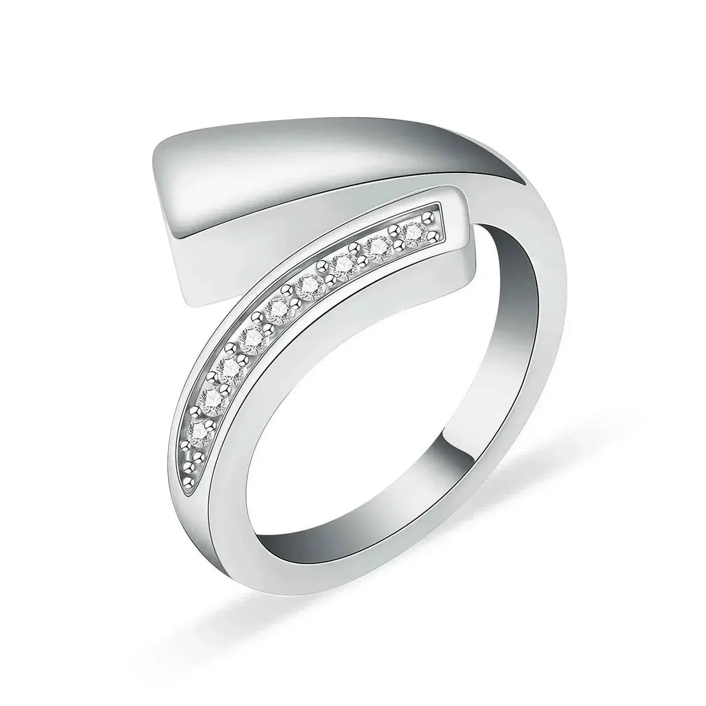 Stainless Steel Cubic Zirconia Urn Ring - Eternal Whiskers