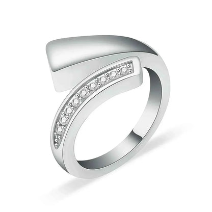 Stainless Steel Cubic Zirconia Urn Ring - Eternal Whiskers