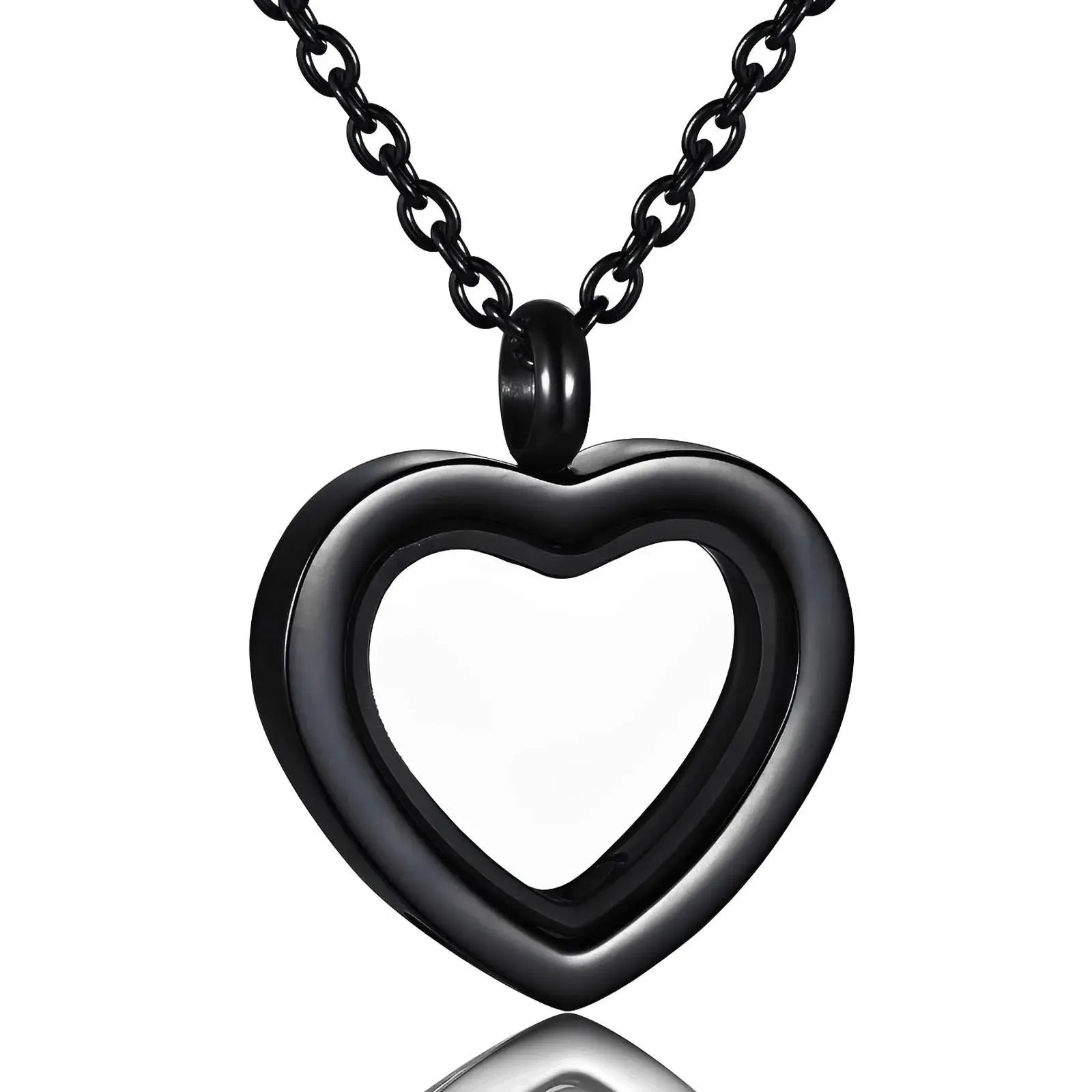 Stainless Steel Heart Urn Pendant Necklace - Eternal Whiskers